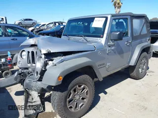 2016 Jeep Wrangler Sport with VIN 1C4AJWAG8GL151872, listed as a IAAI auction lot 41749717 with 118,845 mi miles and . Bid and sale history available at carsss.com. Image 18.