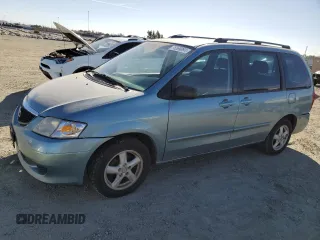 2003 Mazda MPV LX with VIN JM3LW28A930374929, listed as a Copart auction lot 75569894 with 174,960 mi miles and Salvage Title. Bid and sale history available at carsss.com. Image 1.