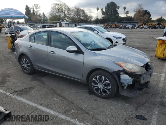 2013 Mazda 3 i SV with VIN JM1BL1TG4D1844346, listed as a Copart auction lot 43629345 with 89,245 mi miles and Salvage Title. Bid and sale history available at DreamBid. Image 4.