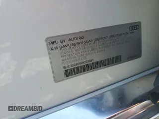 2015 Audi A8 3.0T z VIN WAU3GAFD9FN033886, wystawiony jako Copart lot #60137395 z przebiegiem 48 281 mil mil oraz Szkoda całkowita • Salvage title. Historia ofert i sprzedaży dostępna na DreamBid. Obrazek 12.