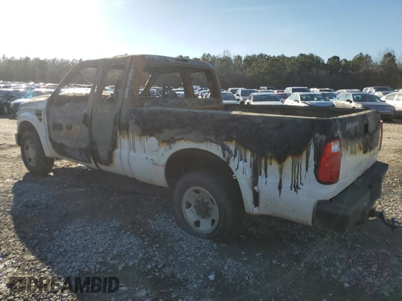 2008 Ford Super Duty F-250 SRW XL with VIN 1FTNX20568EC82863, listed as a Copart auction lot 43439355 with Not Provided miles and Non Repairable. Bid and sale history available at carsss.com. Image 2.