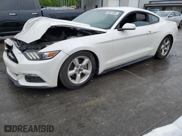 2017 Ford Mustang V6 with VIN 1FA6P8AM9H5358224, listed as a Copart auction lot 54611055 with 59,012 mi miles and Salvage title. Bid and sale history available at DreamBid. Image 1.