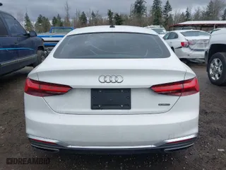 2021 Audi A5 Sportback S line Premium with VIN WAUDACF59MA053649, listed as a IAAI auction lot 41708092 with 56,936 mi miles. Bid and sale history available at carsss.com. Image 16.