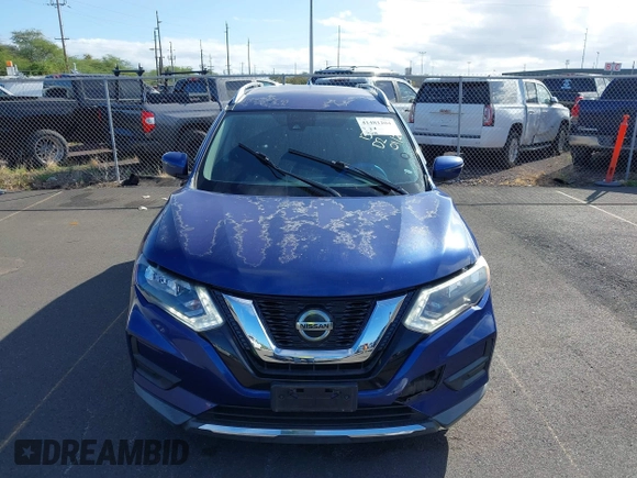 2019 Nissan Rogue SV with VIN KNMAT2MT7KP522209, listed as a IAAI auction lot 41481204 with 54,658 mi miles. Bid and sale history available at carsss.com. Image 12.