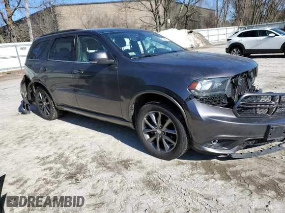 2018 Dodge Durango GT with VIN 1C4RDJDG8JC448494, listed as a Copart auction lot 46819135 with Not Provided miles and Salvage Title. Bid and sale history available at DreamBid. Image 4.
