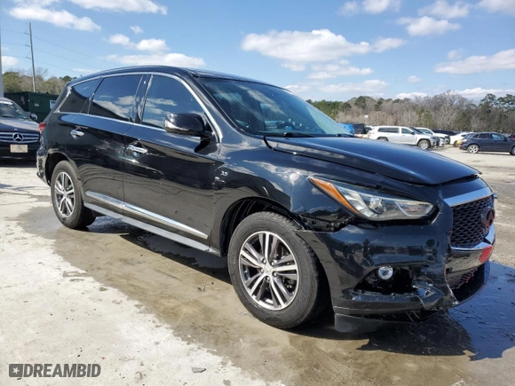 2017 Infiniti QX60 with VIN 5N1DL0MN2HC524917, listed as a Copart auction lot 45867905 with 121,279 mi miles and Salvage Title. Bid and sale history available at carsss.com. Image 4.
