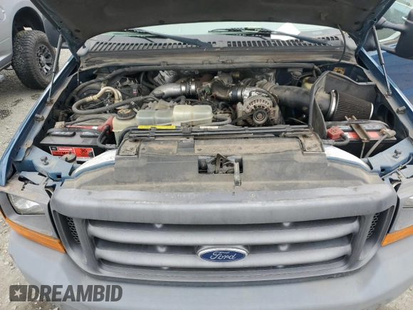 2000 Ford Super Duty F-250 XL with VIN 1FTNF20F5YEA22157, listed as a Copart auction lot 45497565 with 209,022 mi miles and Salvage Title. Bid and sale history available at carsss.com. Image 11.