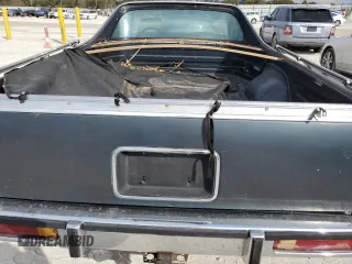 1985 Chevrolet El Camino with VIN 3GCCW80H1FS923489, listed as a Copart auction lot 78198354 with 76,530 mi miles and Salvage Title. Bid and sale history available at carsss.com. Image 10.