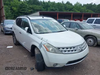 2007 Nissan Murano SE with VIN JN8AZ08W67W630135, listed as a IAAI auction lot 42409844 with Not provided miles and . Bid and sale history available at DreamBid. Image 6.