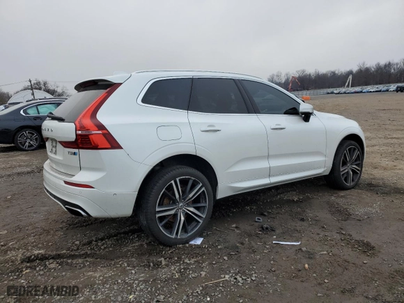 2019 Volvo XC60 R-Design with VIN LYV102RMXKB200217, listed as a Copart auction lot 86246964 with 75,414 mi miles and Salvage Title. Bid and sale history available at carsss.com. Image 3.