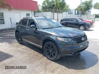 2007 Infiniti FX z VIN JNRAS08U67X101356, wystawiony jako IAAI lot #42363208 z przebiegiem 157 336 mil mil oraz . Historia ofert i sprzedaży dostępna na DreamBid. Obrazek 1.