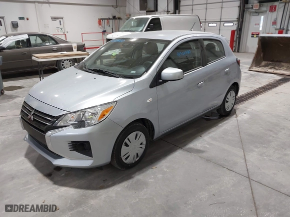 2024 Mitsubishi Mirage ES with VIN ML32AUHJXRH022454, listed as a IAAI auction lot 41906420 with 11800 miles. Bid and sale history available at carsss.com. Image 18.