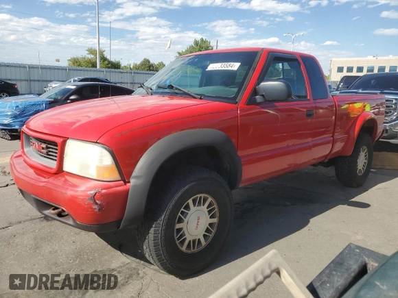 2001 GMC Sonoma SLS with VIN 1GTCT19W318126583, listed as a Copart auction lot 72993584 with Not Provided miles and Clean Title. Bid and sale history available at carsss.com. Image 1.