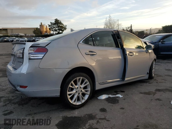 2010 Lexus HS 250h with VIN JTHBB1BA1A2011771, listed as a Copart auction lot 87023154 with Not Provided miles and Non Repairable. Bid and sale history available at DreamBid. Image 3.