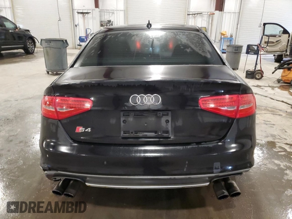 2015 Audi S4 Premium Plus with VIN WAUBGAFL1FA127044, listed as a Copart auction lot 48535315 with 115,920 mi miles and Salvage Title. Bid and sale history available at carsss.com. Image 6.