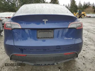 2021 Tesla Model Y Long Range with VIN 5YJYGDEE7MF160510, listed as a Copart auction lot 51098925 with 48,038 mi miles and Salvage Title. Bid and sale history available at DreamBid. Image 6.