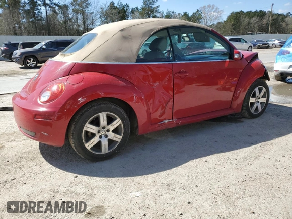 2006 Volkswagen Beetle with VIN 3VWRF31Y16M322189, listed as a Copart auction lot 48526315 with 199,796 mi miles and Salvage title. Bid and sale history available at DreamBid. Image 3.