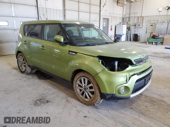 2018 Kia Soul + with VIN KNDJP3A57J7888363, listed as a Copart auction lot 48108575 with 92,673 mi miles and Salvage Title. Bid and sale history available at carsss.com. Image 4.