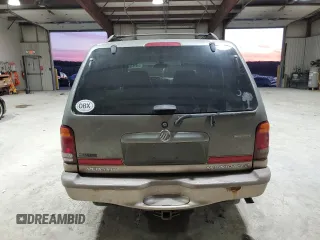 2001 Mercury Mountaineer with VIN 4M2ZU86P01UJ00182, listed as a Copart auction lot 84925404 with 254,568 mi miles and Salvage Title. Bid and sale history available at carsss.com. Image 6.