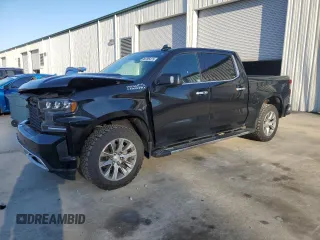 2019 Chevrolet Silverado 1500 High Country with VIN 3GCUYHED9KG249819, listed as a Copart auction lot 43785475 with 64,764 mi miles and Salvage Title. Bid and sale history available at carsss.com. Image 1.