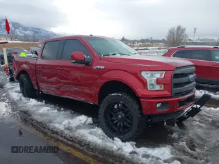 2017 Ford F-150 XL with VIN 1FTEW1EG5HFC70270, listed as a IAAI auction lot 41583973 with 1 mi miles. Bid and sale history available at carsss.com. Image 1.