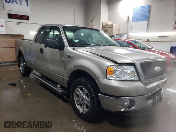 2007 Ford F-150 STX with VIN 1FTRX12W57FB26131, listed as a Copart auction lot 45450265 with 120,599 mi miles and Salvage Title. Bid and sale history available at DreamBid. Image 4.