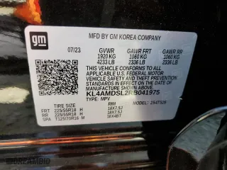 2024 Buick Encore GX Sport Touring with VIN KL4AMDSL2RB041975, listed as a Copart auction lot 51981445 with 13,844 mi miles and Salvage Title. Bid and sale history available at carsss.com. Image 13.