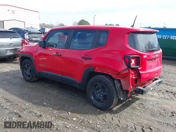 2019 Jeep Renegade Sport with VIN ZACNJAAB8KPK37967, listed as a IAAI auction lot 41571609 with 89,413 mi miles and . Bid and sale history available at DreamBid. Image 3.