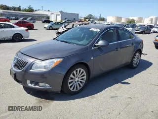 2011 Buick Regal CXL RL3 z VIN W04GR5EC7B1142146, wystawiony jako Copart lot #56202085 z przebiegiem 62 243 mil mil oraz Czysty tytuł • Clean title. Historia ofert i sprzedaży dostępna na DreamBid. Obrazek 1.