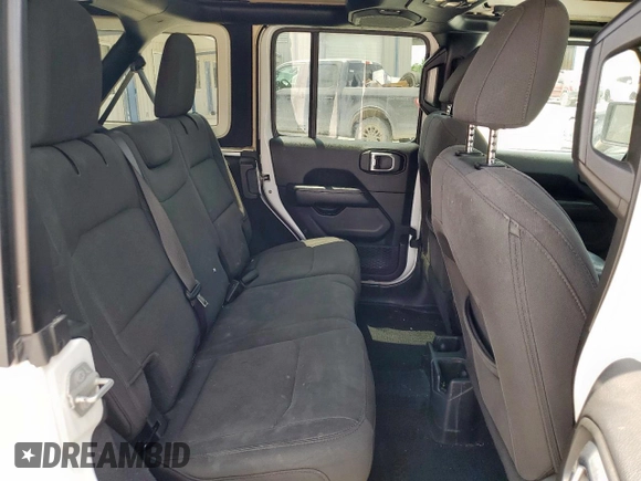 2019 Jeep Wrangler Unlimited Sport S with VIN 1C4HJXDG7KW533575, listed as a Copart auction lot 57068125 with 77,669 mi miles and Salvage title. Bid and sale history available at DreamBid. Image 11.