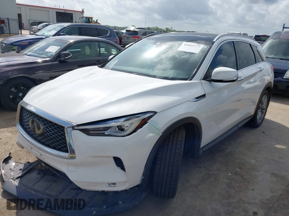 2021 Infiniti QX50 Luxe с VIN 3PCAJ5BA8MF105137, выставлен на аукционе IAAI как лот 42423747 с пробегом 67 443 миль миль и . История ставок и продаж доступна на DreamBid. Изображение 2.