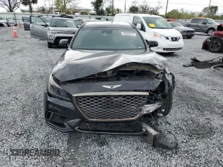 2018 Genesis G80 Sport z VIN KMHGN4JB3JU268389, wystawiony jako Copart lot #45352615 z przebiegiem 61 112 mil mil oraz Szkoda całkowita • Salvage title. Historia ofert i sprzedaży dostępna na DreamBid. Obrazek 5.