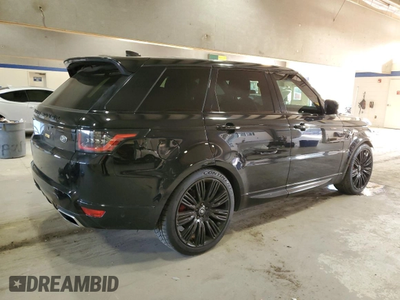 2018 Land Rover Range Rover Sport with VIN SALWR2RE7JA193794, listed as a Copart auction lot 86536594 with 67,770 mi miles and Salvage Title. Bid and sale history available at carsss.com. Image 3.