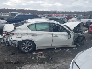 2014 Infiniti Q50 Sport with VIN JN1BV7AR8EM688686, listed as a IAAI auction lot 41310491 with 147,536 mi miles and . Bid and sale history available at DreamBid. Image 13.