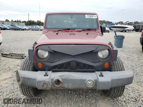 2012 Jeep Wrangler Unlimited Sport RHD with VIN 1C4BJWKGXCL102279, listed as a Copart auction lot 75360814 with 262,514 mi miles and Salvage title. Bid and sale history available at DreamBid. Image 5.