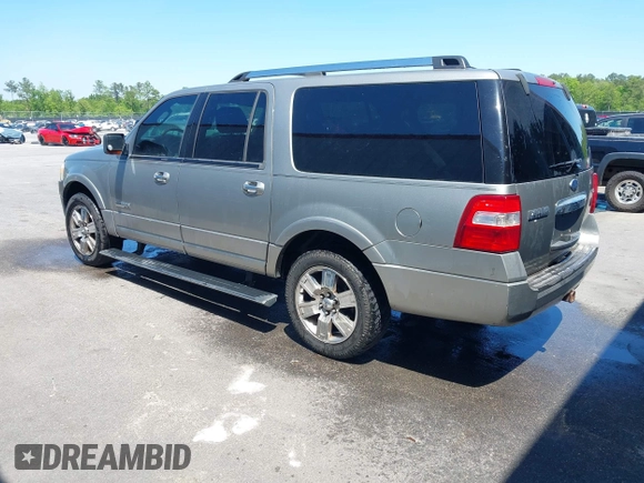 2008 Ford Expedition EL Limited with VIN 1FMFK19528LA82425, listed as a IAAI auction lot 42046020 with 265,012 mi miles. Bid and sale history available at carsss.com. Image 3.