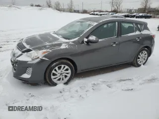 2013 Mazda 3 GX with VIN JM1BL1KF7D1779565, listed as a Copart auction lot 47848915 with 161,048 mi miles and Salvage Title. Bid and sale history available at carsss.com. Image 1.