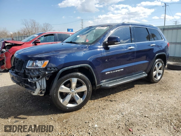 2014 Jeep Grand Cherokee Limited with VIN 1C4RJFBG2EC398173, listed as a Copart auction lot 50540355 with 157,195 mi miles and Salvage Title. Bid and sale history available at carsss.com. Image 1.