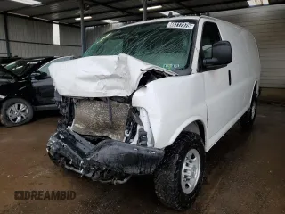 2022 Chevrolet Express Cargo with VIN 1GCWGAFP6N1217019, listed as a Copart auction lot 48117975 with Not provided miles and Clean title. Bid and sale history available at DreamBid. Image 1.