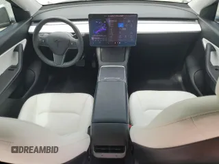 2021 Tesla Model Y Long Range with VIN 5YJYGDEE5MF203130, listed as a Copart auction lot 54642795 with 73,663 mi miles and Non Repairable. Bid and sale history available at DreamBid. Image 8.