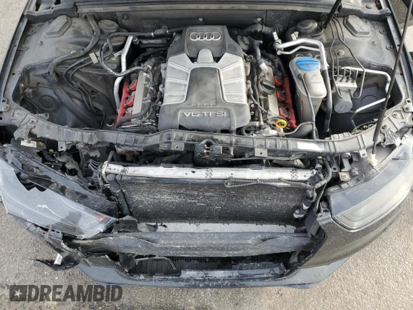 2016 Audi S4 Premium Plus with VIN WAUBGAFL3GA001706, listed as a Copart auction lot 87607535 with 125,466 mi miles and Salvage Title. Bid and sale history available at carsss.com. Image 11.