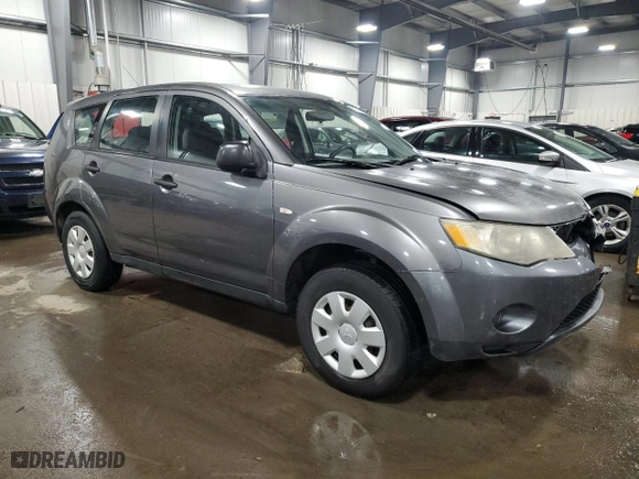 2007 Mitsubishi Outlander ES with VIN JA4MS31X47U004672, listed as a Copart auction lot 89326285 with 212,107 mi miles and Salvage Title. Bid and sale history available at carsss.com. Image 4.