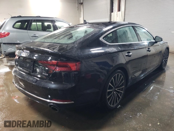 2019 Audi A5 Sportback Premium Plus with VIN WAUBNCF59KA003973, listed as a Copart auction lot 82727443 with 83,187 mi miles. Bid and sale history available at carsss.com. Image 3.