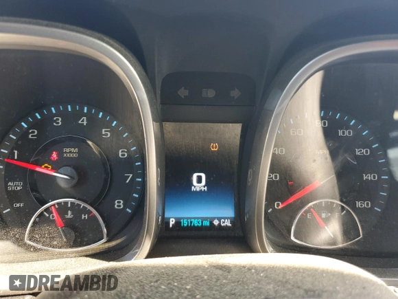 2015 Chevrolet Malibu LT with VIN 1G11C5SL7FF329521, listed as a Copart auction lot 49928795 with 151,763 mi miles and Salvage Title. Bid and sale history available at DreamBid. Image 9.