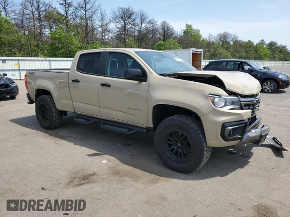 2022 Chevrolet Colorado 4WD Z71 with VIN 1GCGTDEN8N1330603, listed as a Copart auction lot 59000715 with 48,529 mi miles and Salvage title. Bid and sale history available at DreamBid. Image 4.
