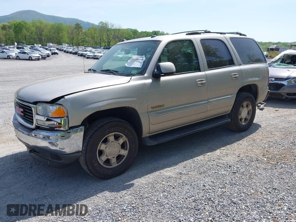 2005 GMC Yukon SLT z VIN 1GKEK13T35R127330, wystawiony jako IAAI lot #42138030 z przebiegiem 195 079 mil mil oraz . Historia ofert i sprzedaży dostępna na DreamBid. Obrazek 2.