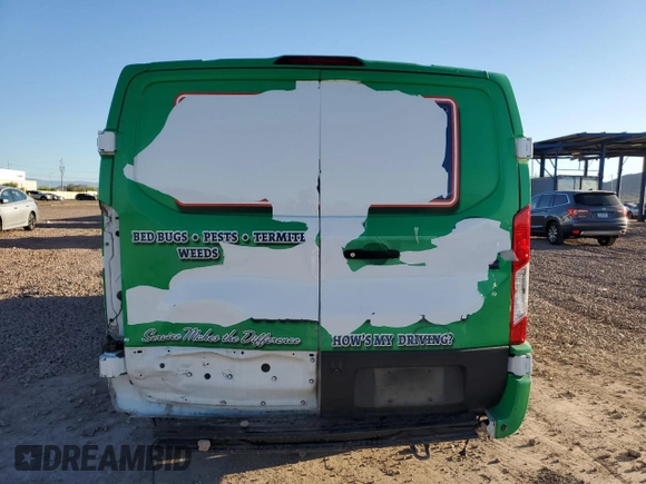 2020 Ford Transit Cargo with VIN 1FTYE1Y8XLKB43776, listed as a Copart auction lot 55830485 with 65,396 mi miles and Salvage title. Bid and sale history available at DreamBid. Image 6.