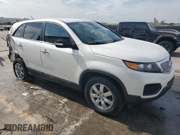 2012 Kia Sorento LX with VIN 5XYKT3A19CG219658, listed as a Copart auction lot 54078185 with 102,699 mi miles and Salvage Title. Bid and sale history available at DreamBid. Image 4.