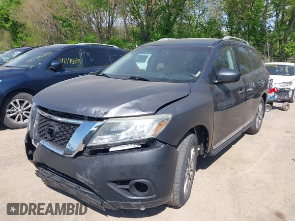 2014 Nissan Pathfinder SL with VIN 5N1AR2MM7EC644583, listed as a IAAI auction lot 42144978 with 152,761 mi miles. Bid and sale history available at carsss.com. Image 17.
