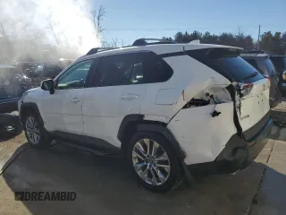 2019 Toyota RAV4 XLE Premium with VIN 2T3A1RFV5KW042879, listed as a Copart auction lot 46245415 with 92,238 mi miles and Salvage Title. Bid and sale history available at carsss.com. Image 2.